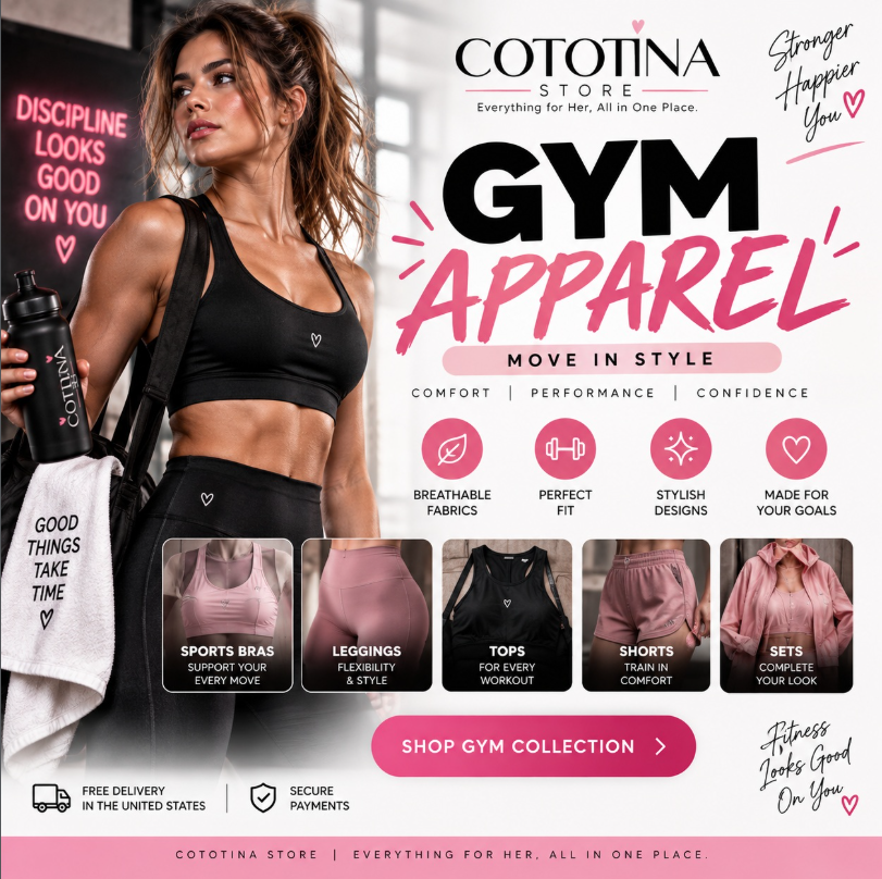 Cototina gym apparel campaign